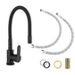 Robinet de cuisine Flow Flex pour évier - Noir mat