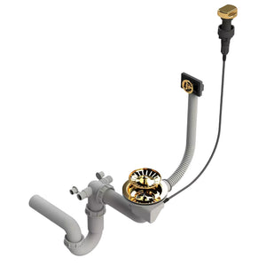Siphon simple bac - Automatique - Doré